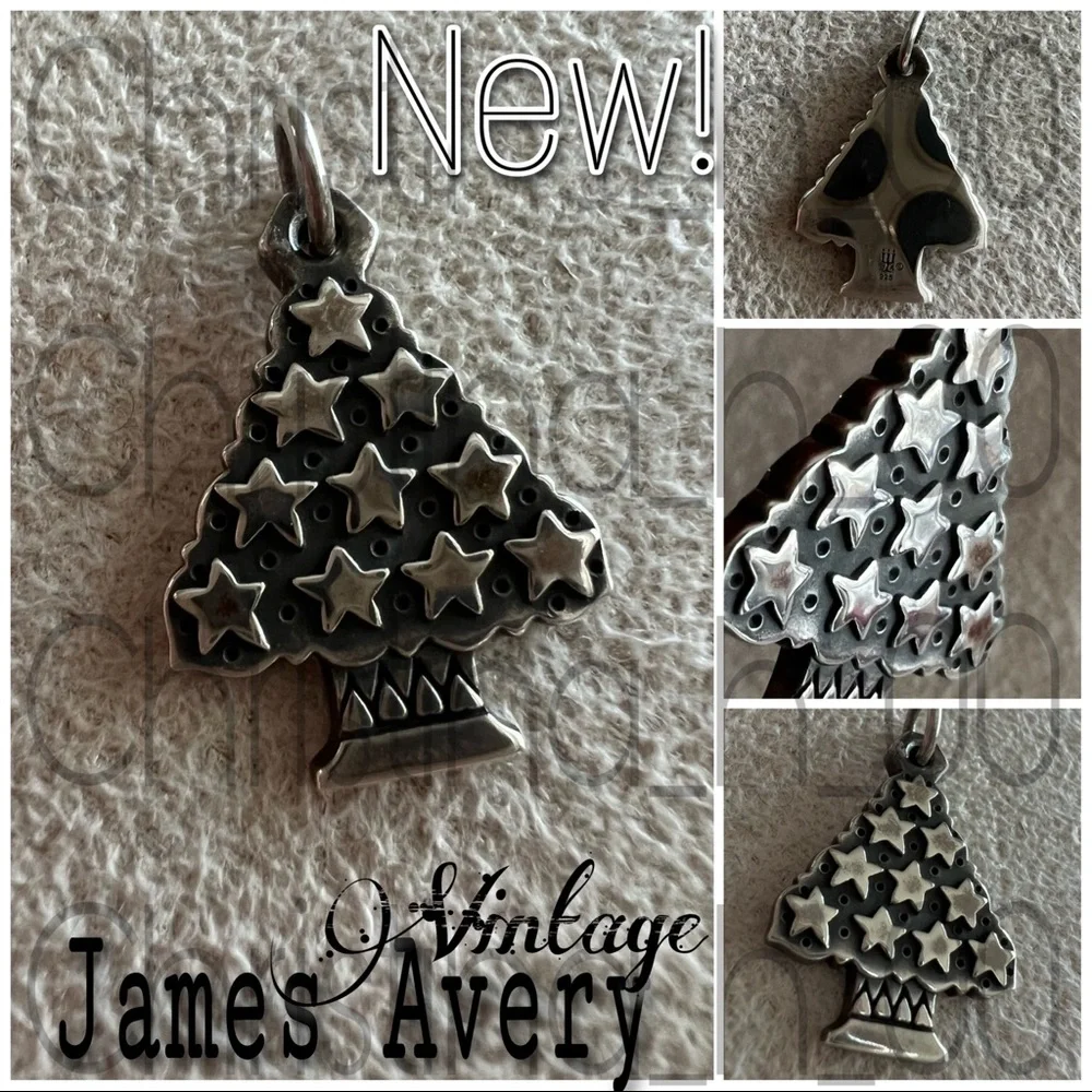 NEW Vintage James Avery retired Christmas tree star ornaments - Picture 9 of 9